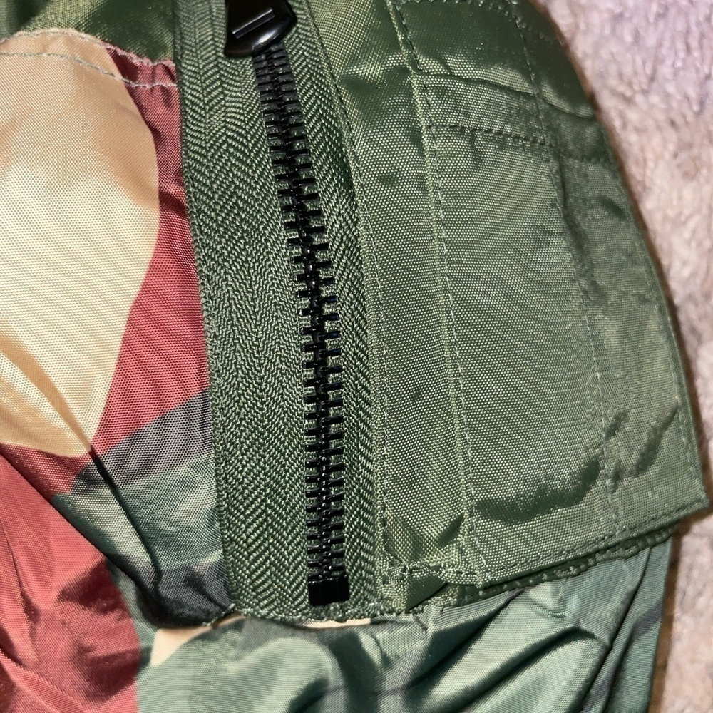 New zero foxtrot gear bomber jacket without tags Large L pit to put 25 t-b 28 - Picture 6 of 12